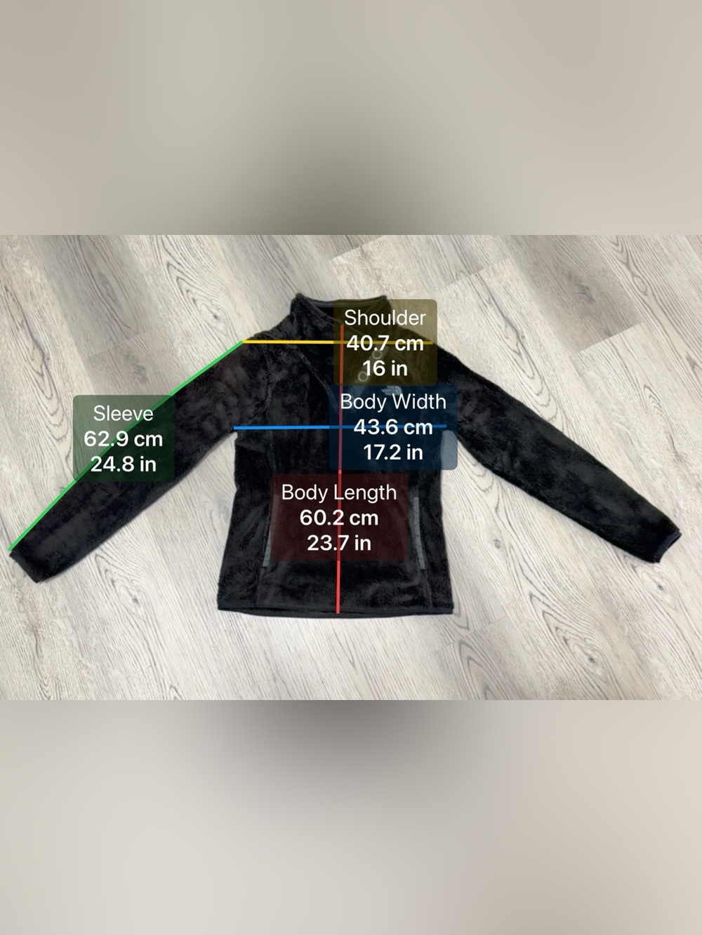 The North Face Mossbud Asymmetrical Snap Neck Fleece Pullover Size XS WORN ONCE - Picture 12 of 12